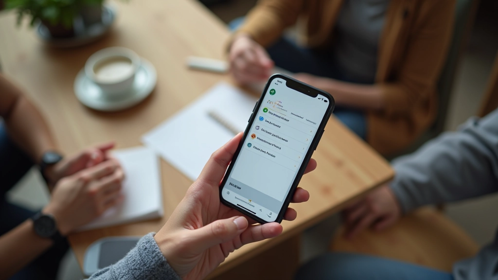 Smartphone-scherm met geopend hamburger-menu, animatie-stappen zichtbaar, responsive ontwerp voorbeeld, schone witte achtergrond