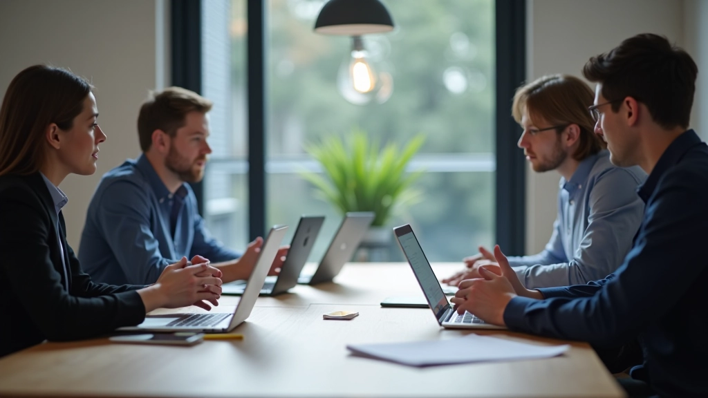 Team brainstorm session