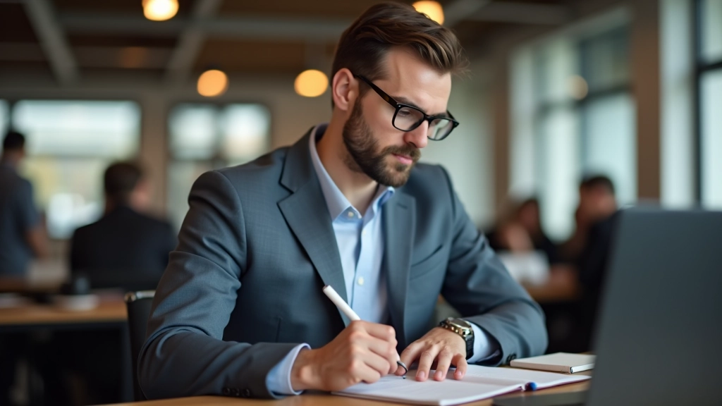 Facilitator noteert observaties terwijl deelnemer kaarten sorteert aan tafel